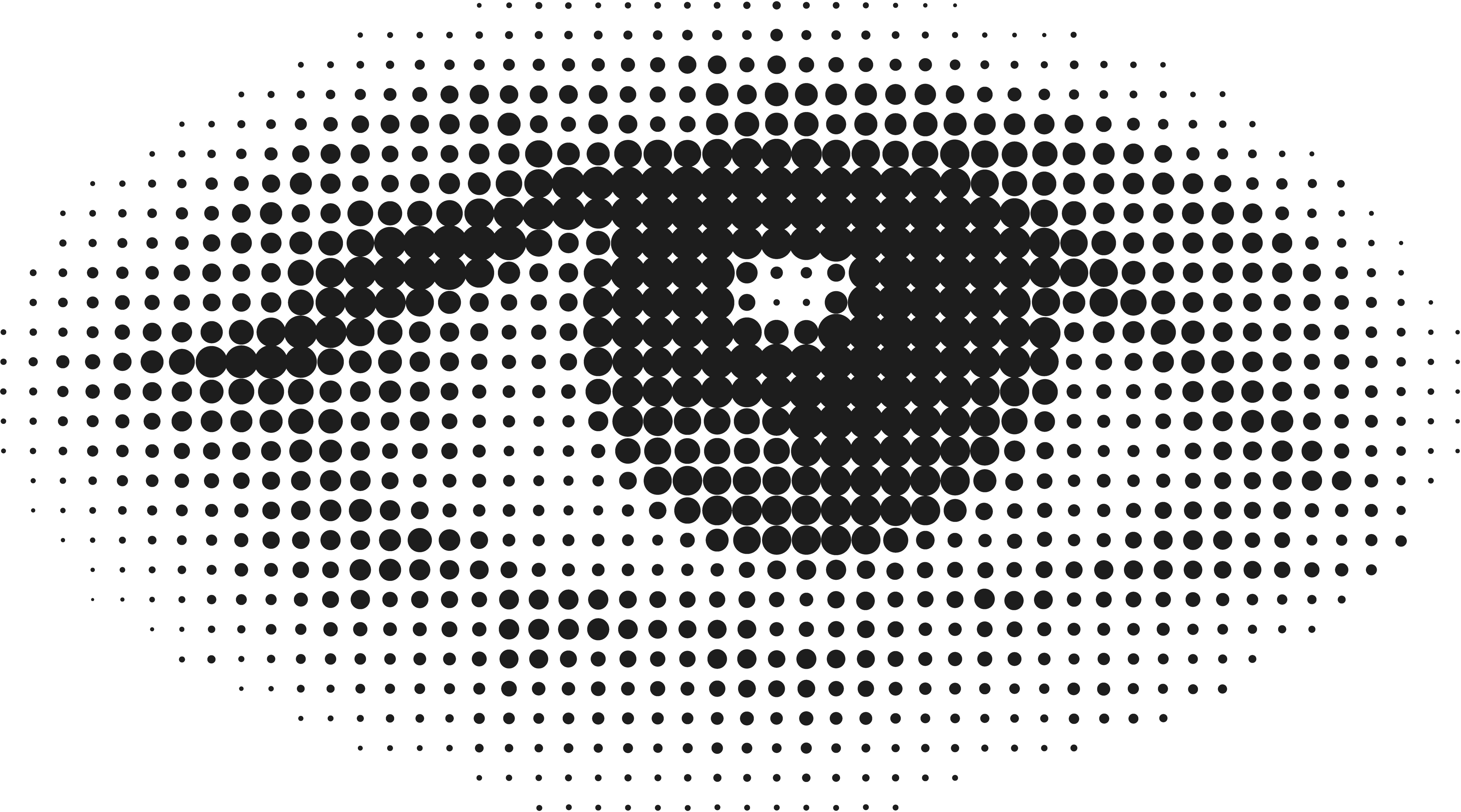 Black and white halftone gear and chain illustration