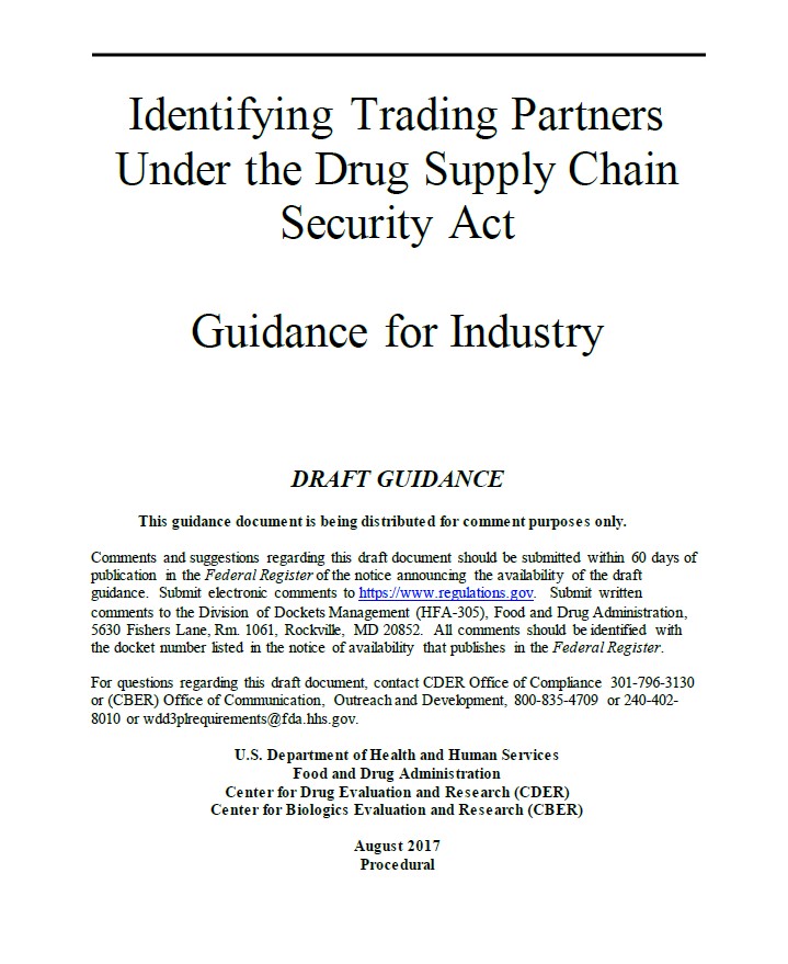 Identifying Trading Partners Under DSCSA