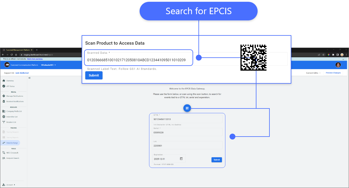 EPCIS Search